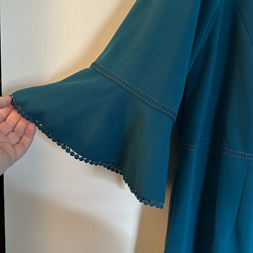 Betsey Johnson dress size 22 teal blue. NWOT. - Picture 3 of 7